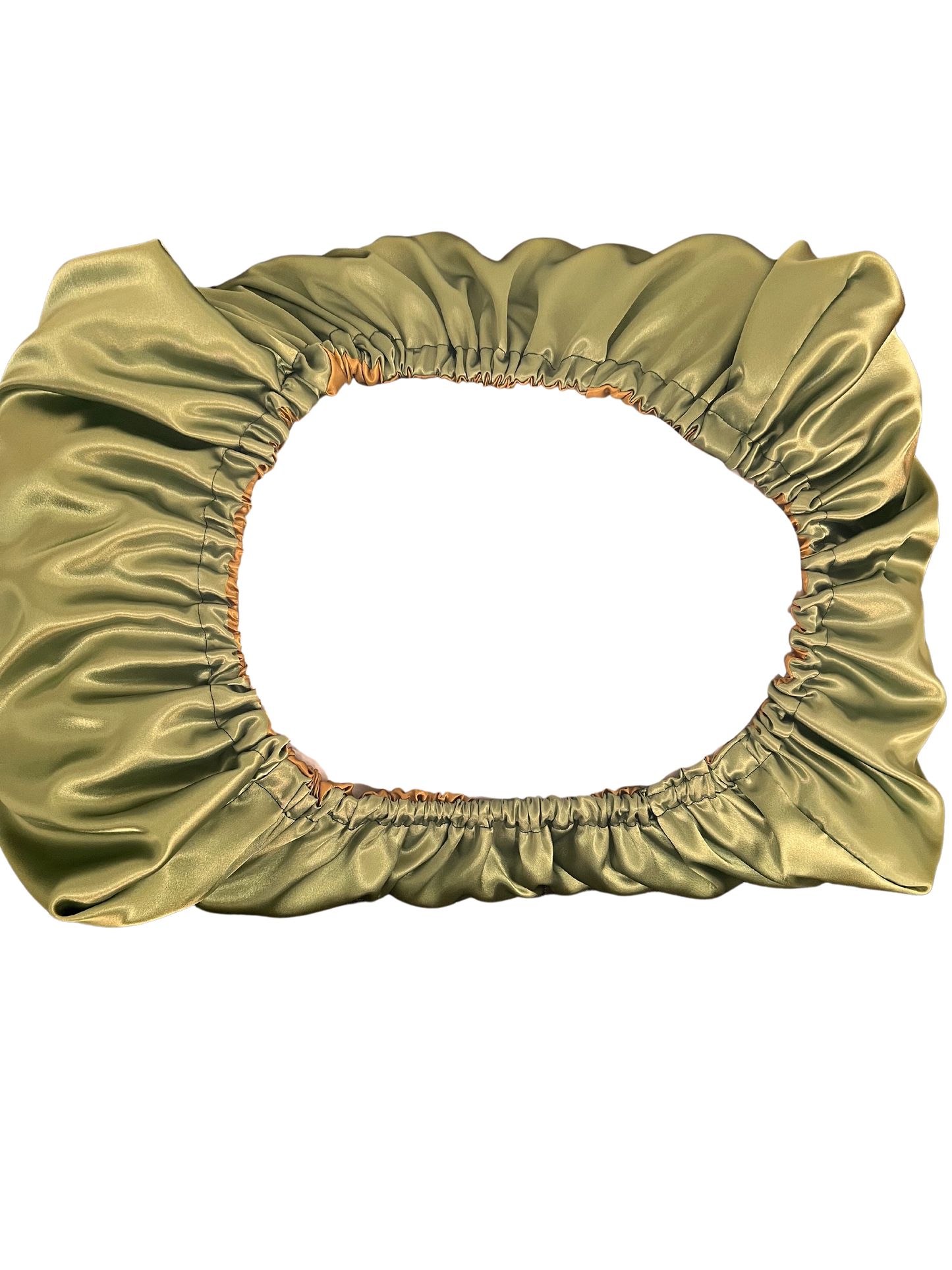 Olive Gold Reversible Pillowcase Bonnet