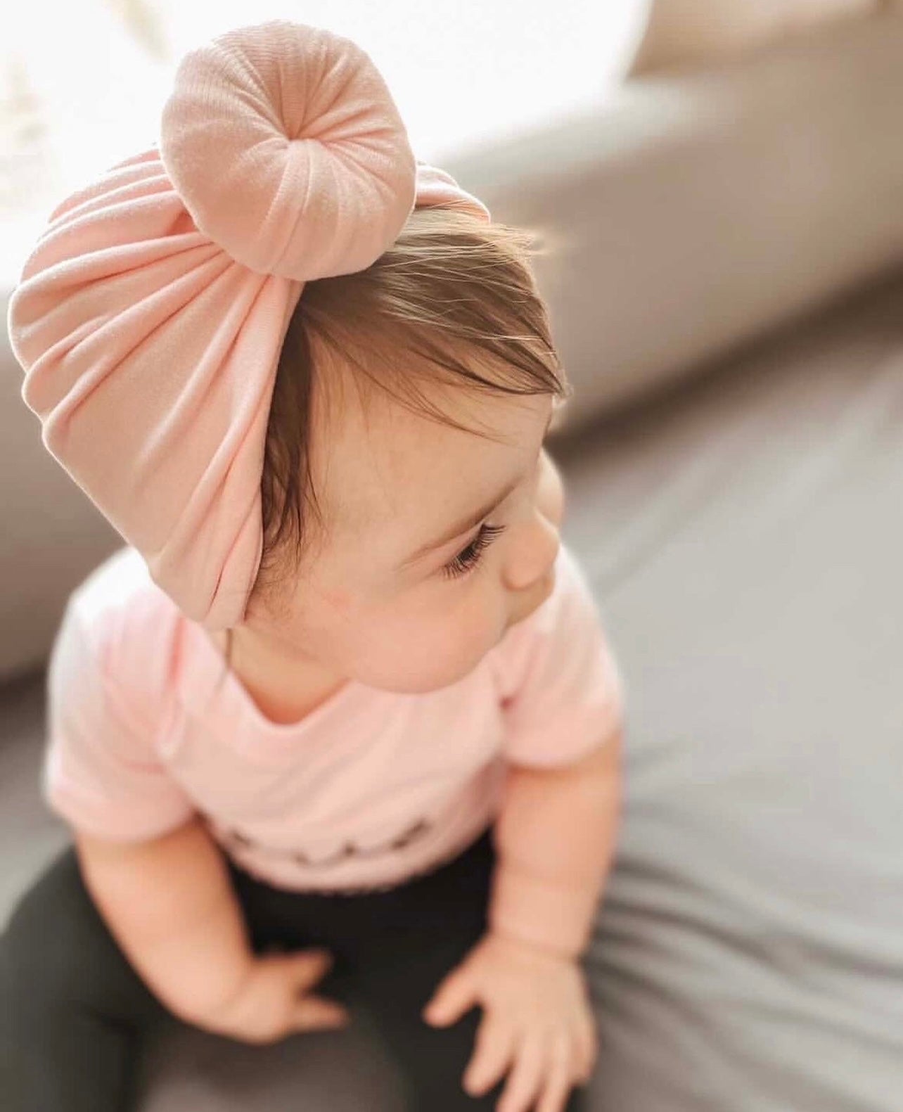 Baby Pink Turban
