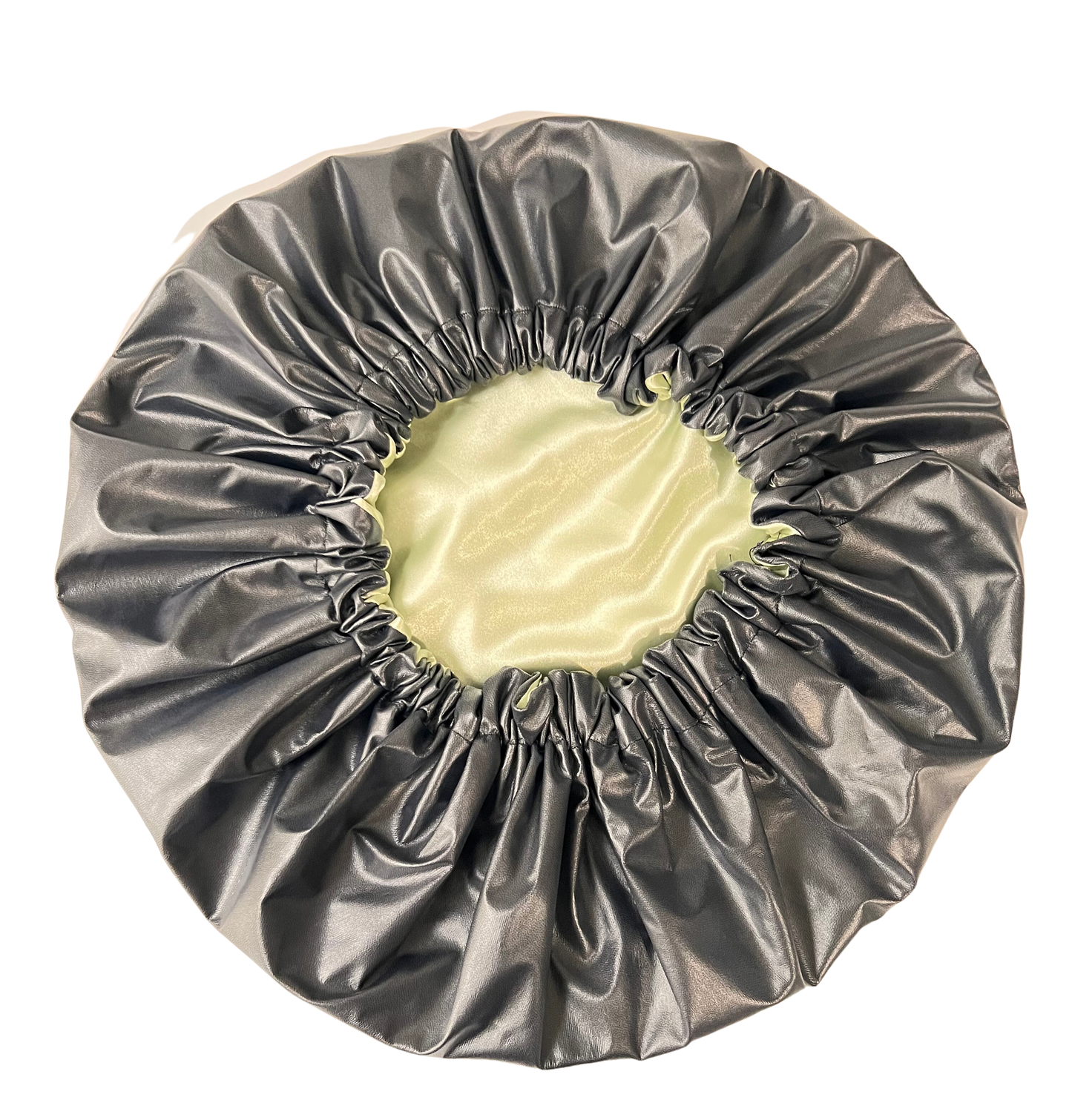 Sage Waterproof Satin Lined Shower Cap