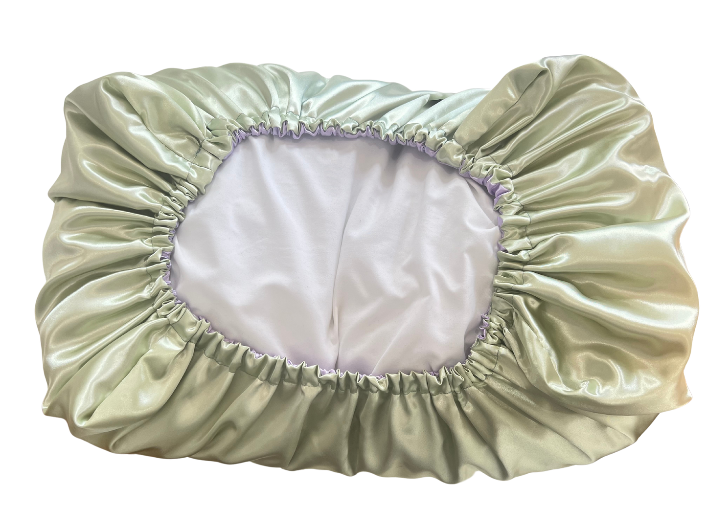 Sage Lilac Reversible Pillowcase Bonnet