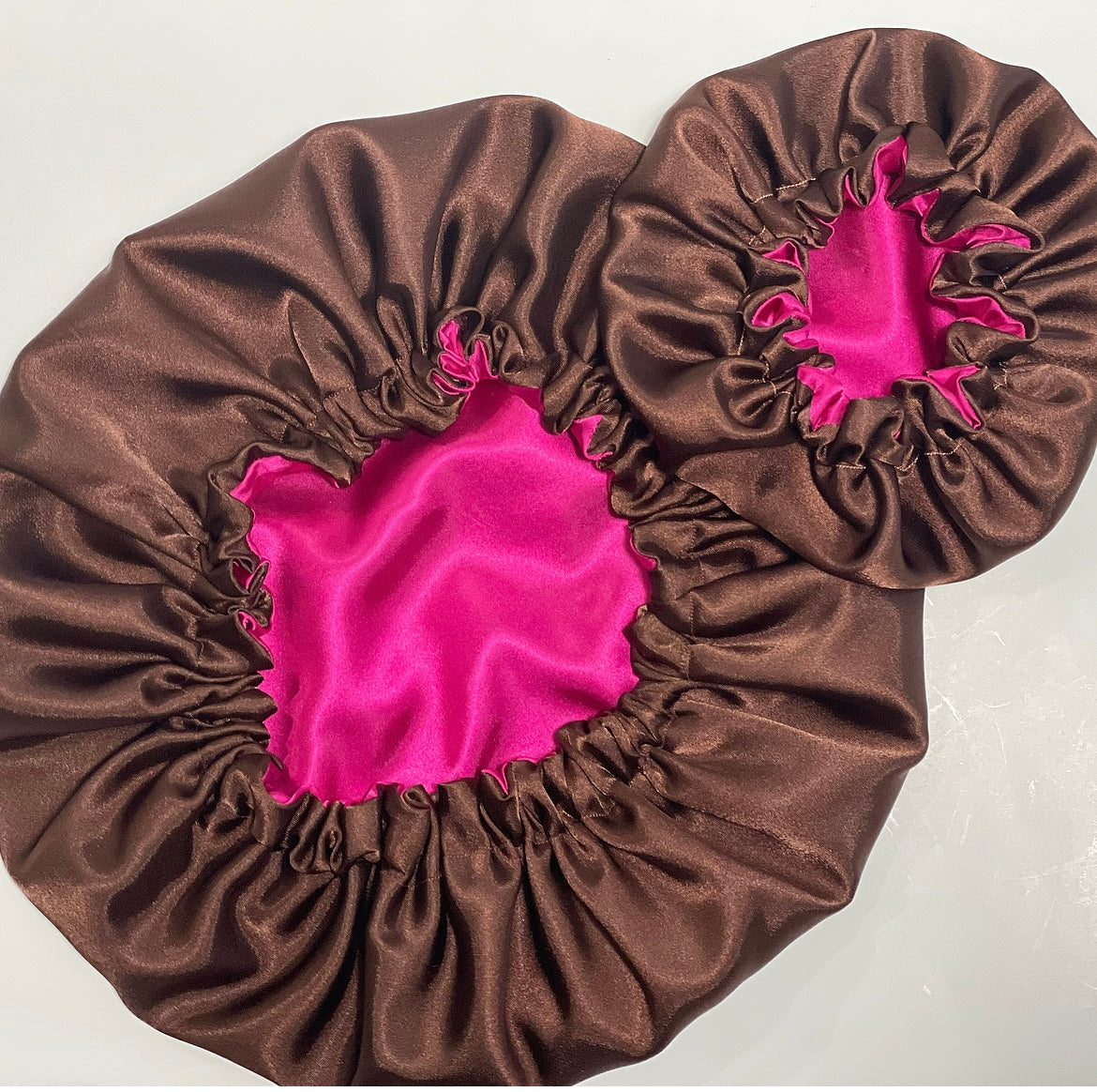 Earthy Rose Satin Bonnet